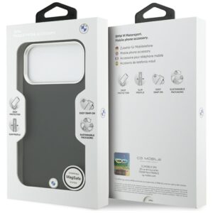 BMW Sign Full Wrapped Metal MagSafe dėklas Apple iPhone 17 Pro Max juodos spalvos - Image 8