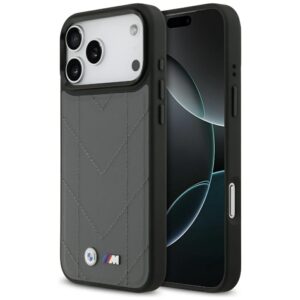 Dėklas BMW M Quilted Logo MagSafe Apple iPhone 17 Pro Max anthracite