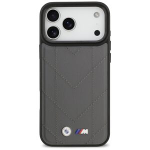Dėklas BMW M Quilted Logo MagSafe Apple iPhone 17 Pro Max anthracite - Image 3