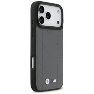 Dėklas BMW M Quilted Logo MagSafe Apple iPhone 17 Pro Max anthracite - Image 4