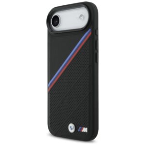 BMW M Tricolor Metal Logo MagSafe dėklas Apple iPhone Air juodos spalvos - Image 2