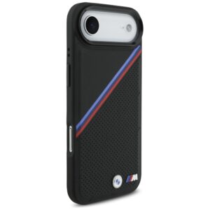 BMW M Tricolor Metal Logo MagSafe dėklas Apple iPhone Air juodos spalvos - Image 4
