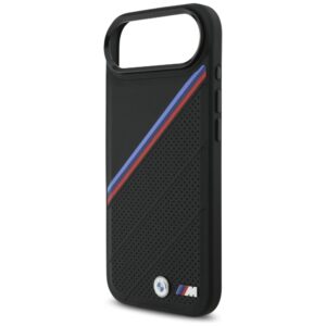 BMW M Tricolor Metal Logo MagSafe dėklas Apple iPhone Air juodos spalvos - Image 6