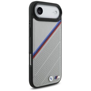 BMW M Tricolor Metal Logo MagSafe dėklas Apple iPhone Air pilkos spalvos - Image 4