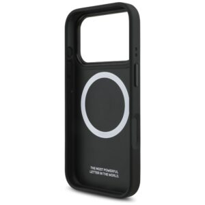 BMW M Tricolor Metal Logo MagSafe dėklas Apple iPhone 17 Pro pilkos spalvos - Image 7