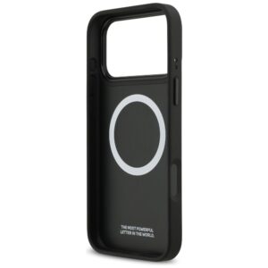 BMW M Tricolor Metal Logo MagSafe dėklas Apple iPhone 17 Pro Max pilkos spalvos - Image 7