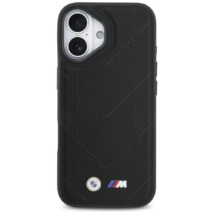 Dėklas BMW M Quilted Logo MagSafe Apple iPhone 17 juodos spalvos - Image 3