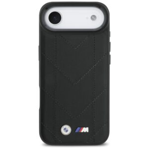 Dėklas BMW M Quilted Logo MagSafe Apple iPhone 17 Air juodos spalvos - Image 3