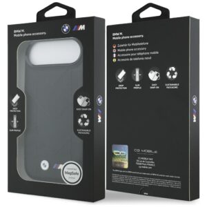 Dėklas BMW M Quilted Logo MagSafe Apple iPhone 17 Air juodos spalvos - Image 8