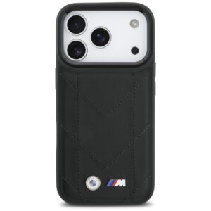 Dėklas BMW M Quilted Logo MagSafe Apple iPhone 17 Pro juodos spalvos - Image 3