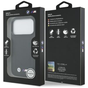 Dėklas BMW M Quilted Logo MagSafe Apple iPhone 17 Pro juodos spalvos - Image 8