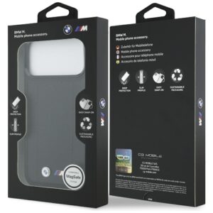 Dėklas BMW M Quilted Logo MagSafe Apple iPhone 17 Pro Max juodos spalvos - Image 8