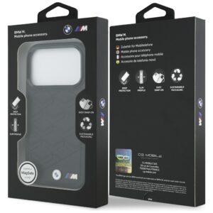 Dėklas BMW M Shape Logo MagSafe Apple iPhone 17 Pro juodos spalvos - Image 8