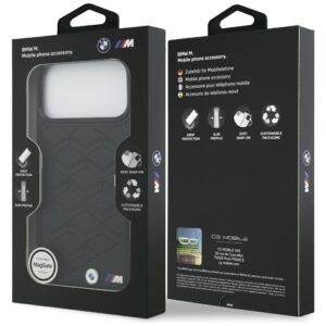 Dėklas BMW M Shape Logo MagSafe Apple iPhone 17 Pro Max juodos spalvos - Image 8