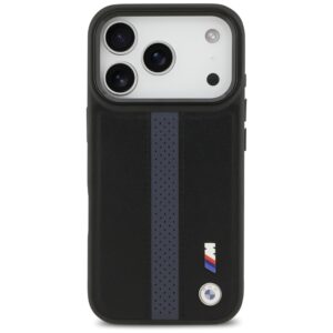 Dėklas BMW M Perforated Stripe Logo MagSafe Apple iPhone 17 Pro blue - Image 3