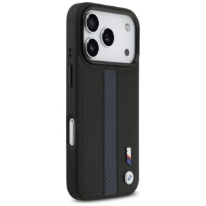 Dėklas BMW M Perforated Stripe Logo MagSafe Apple iPhone 17 Pro blue - Image 4