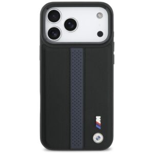 Dėklas BMW M Perforated Stripe Logo MagSafe Apple iPhone 17 Pro Max blue - Image 3