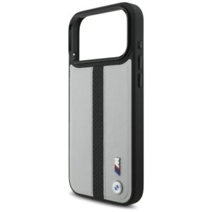 Dėklas BMW M Perforated Stripe Logo MagSafe Apple iPhone 17 Pro Max gray - Image 6