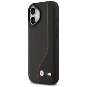 Dėklas BMW M Carbon Line & Logo MagSafe Apple iPhone 17 red - Image 2