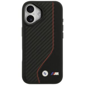 Dėklas BMW M Carbon Line & Logo MagSafe Apple iPhone 17 red - Image 3
