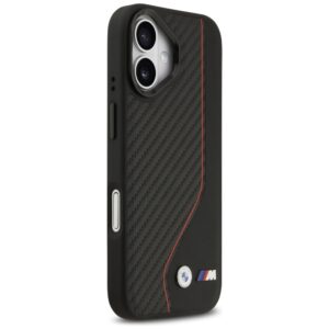 Dėklas BMW M Carbon Line & Logo MagSafe Apple iPhone 17 red - Image 4