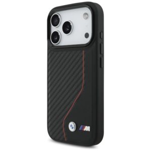 Dėklas BMW M Carbon Line & Logo MagSafe Apple iPhone 17 Pro red - Image 2