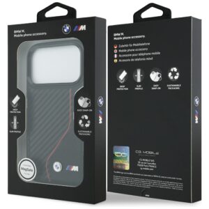 Dėklas BMW M Carbon Line & Logo MagSafe Apple iPhone 17 Pro red - Image 8