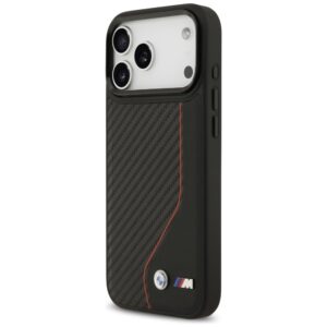 Dėklas BMW M Carbon Line & Logo MagSafe Apple iPhone 17 Pro Max red - Image 2
