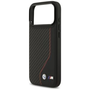 Dėklas BMW M Carbon Line & Logo MagSafe Apple iPhone 17 Pro Max red - Image 6