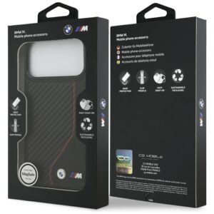 Dėklas BMW M Carbon Line & Logo MagSafe Apple iPhone 17 Pro Max red - Image 8