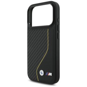Dėklas BMW M Carbon Line & Logo MagSafe Apple iPhone 17 Pro yellow - Image 6