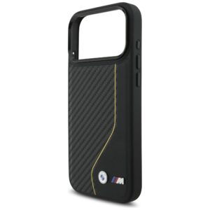 Dėklas BMW M Carbon Line & Logo MagSafe Apple iPhone 17 Pro Max yellow - Image 6