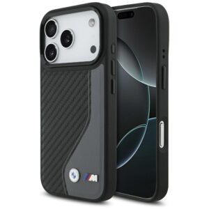 Dėklas BMW M Carbon Logo MagSafe Apple iPhone 17 Pro anthracite