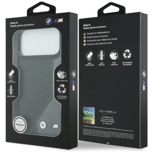 Dėklas BMW M Carbon Logo MagSafe Apple iPhone 17 Pro Max anthracite - Image 8