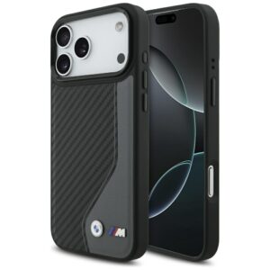 Dėklas BMW M Carbon Logo MagSafe Apple iPhone 17 Pro Max anthracite