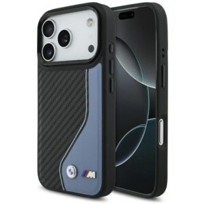Dėklas BMW M Carbon Logo MagSafe Apple iPhone 17 Pro blue
