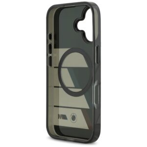 BMW M IML Metal Buttons Tricolor Lines MagSafe dėklas Apple iPhone 17 juodos spalvos - Image 7