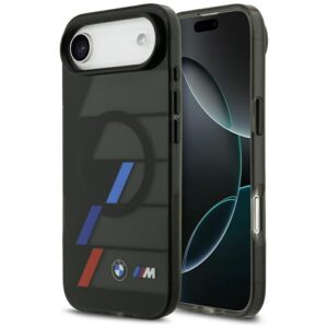 BMW M IML Metal Buttons Tricolor Lines MagSafe dėklas Apple iPhone Air juodos spalvos - Image 1