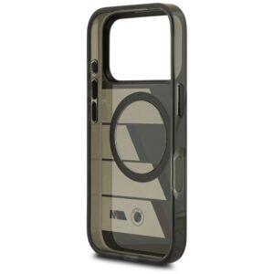 BMW M IML Metal Buttons Tricolor Lines MagSafe dėklas Apple iPhone 17 Pro Anthracite - Image 7