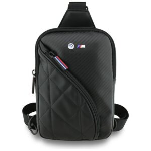 Bag BMW Carbon Pockets & Metal Logo 10" juodos spalvos