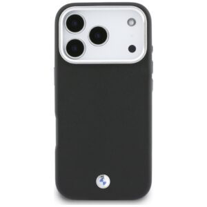 Dėklas BMW M Sign Metal Logo MagSafe Apple iPhone 17 Pro juodos spalvos - Image 3