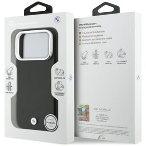 Dėklas BMW M Sign Metal Logo MagSafe Apple iPhone 17 Pro juodos spalvos - Image 8