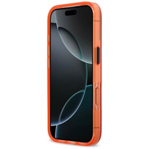Dėklas BMW M IML Metal Logos MagSafe skirtas Apple iPhone 17 Pro oranžinės spalvos - Image 5