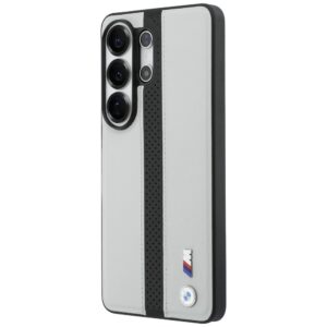 Dėklas BMW Perforated Stripe Logo MagSafe Samsung Galaxy S26 Ultra pilkos spalvos - Image 2