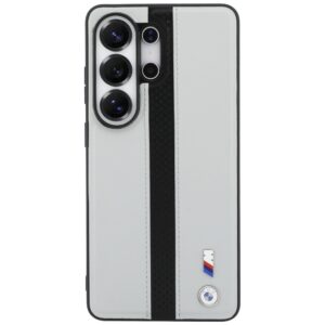 Dėklas BMW Perforated Stripe Logo MagSafe Samsung Galaxy S26 Ultra pilkos spalvos - Image 3