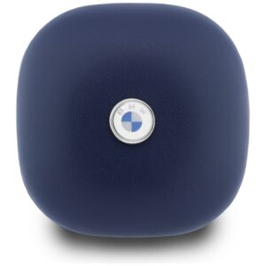 Ausinės Bluetooth TWS BMW Leather Metal Logo ENC mėlynos spalvos - Image 2