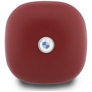 Ausinės Bluetooth TWS BMW Leather Metal Logo ENC raudonos spalvos - Image 2