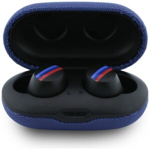 Ausinės Bluetooth TWS BMW Metal Logo ENC mėlynos spalvos - Image 3