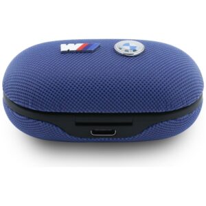 Ausinės Bluetooth TWS BMW Metal Logo ENC mėlynos spalvos - Image 4