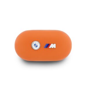 Ausinės Bluetooth TWS BMW M Metal Logo ENC oranžinės spalvos - Image 2
